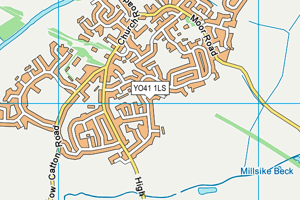 Brown Moor Field map (YO41 1LS) - OS VectorMap District (Ordnance Survey)