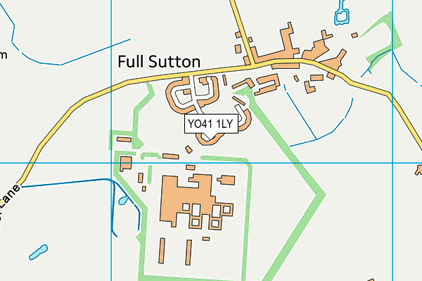 YO41 1LY map - OS VectorMap District (Ordnance Survey)