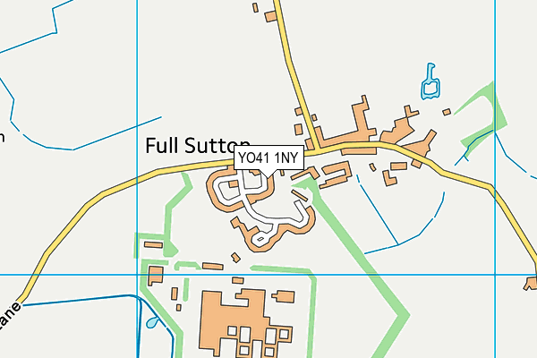 YO41 1NY map - OS VectorMap District (Ordnance Survey)