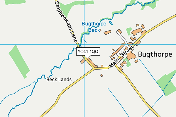 Bugthorpe Church of England Voluntary Controlled Primary School map (YO41 1QQ) - OS VectorMap District (Ordnance Survey)