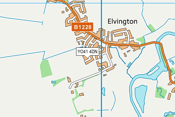 YO41 4DN map - OS VectorMap District (Ordnance Survey)