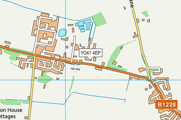 YO41 4EP map - OS VectorMap District (Ordnance Survey)