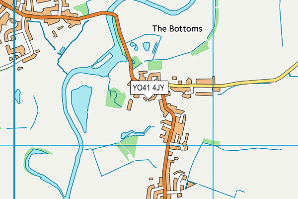 YO41 4JY map - OS VectorMap District (Ordnance Survey)