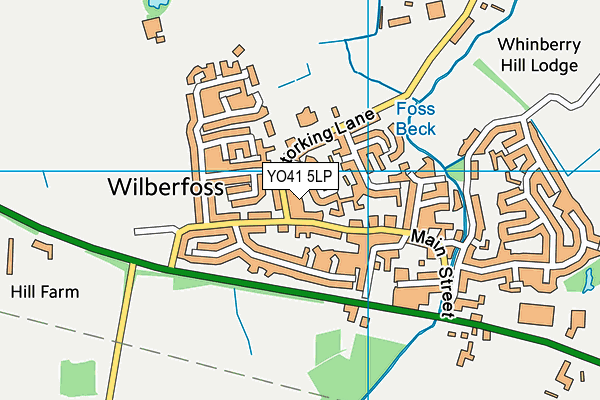 YO41 5LP map - OS VectorMap District (Ordnance Survey)