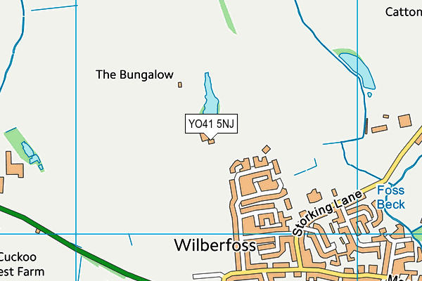 YO41 5NJ map - OS VectorMap District (Ordnance Survey)