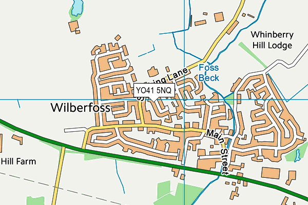 YO41 5NQ map - OS VectorMap District (Ordnance Survey)