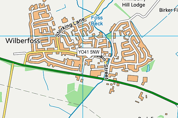 YO41 5NW map - OS VectorMap District (Ordnance Survey)