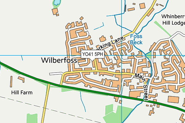 YO41 5PH map - OS VectorMap District (Ordnance Survey)