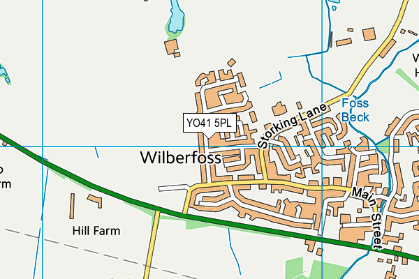 YO41 5PL map - OS VectorMap District (Ordnance Survey)