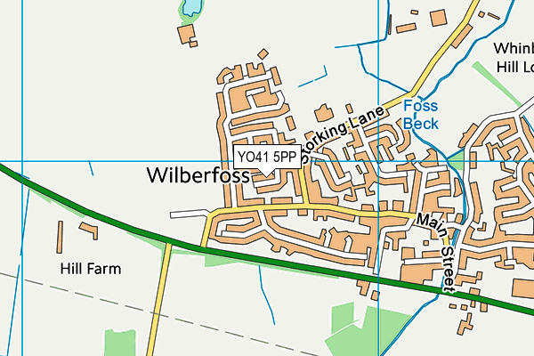 YO41 5PP map - OS VectorMap District (Ordnance Survey)