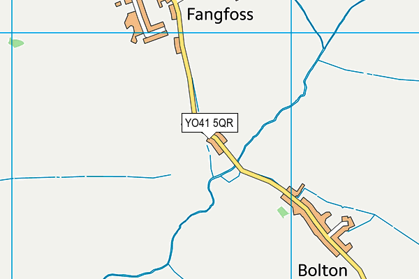 YO41 5QR map - OS VectorMap District (Ordnance Survey)