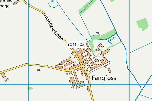 YO41 5QZ map - OS VectorMap District (Ordnance Survey)