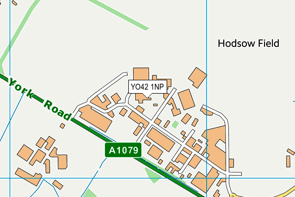YO42 1NP map - OS VectorMap District (Ordnance Survey)