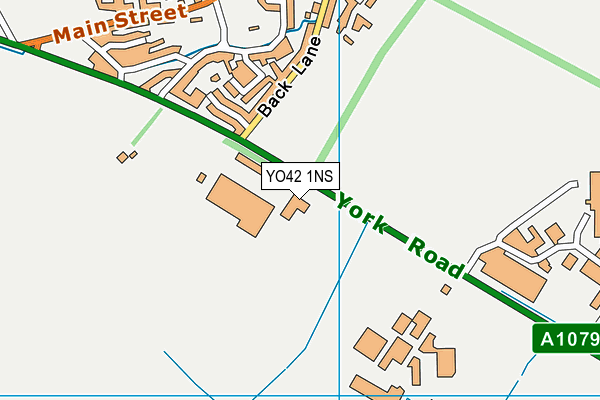 Map of YORK VALE FENCING LIMITED at district scale