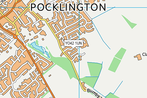 YO42 1UN map - OS VectorMap District (Ordnance Survey)