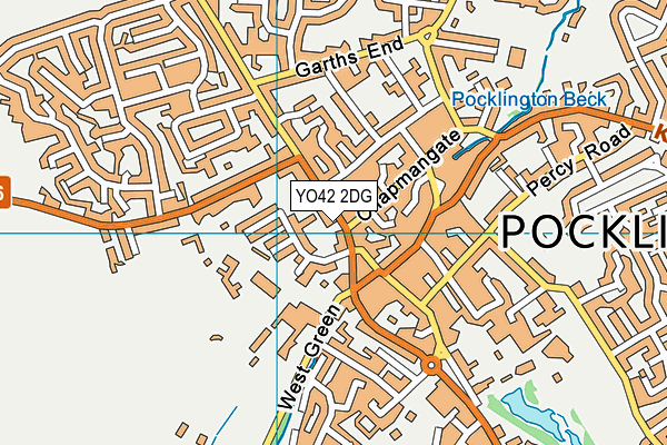 YO42 2DG map - OS VectorMap District (Ordnance Survey)