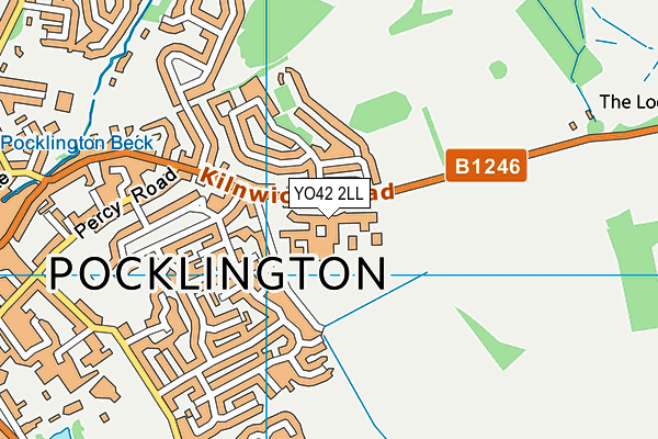 Woldgate School and Sixth Form College map (YO42 2LL) - OS VectorMap District (Ordnance Survey)