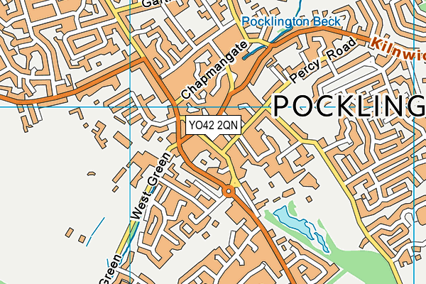 Map of AEF (MALTON) LIMITED at district scale