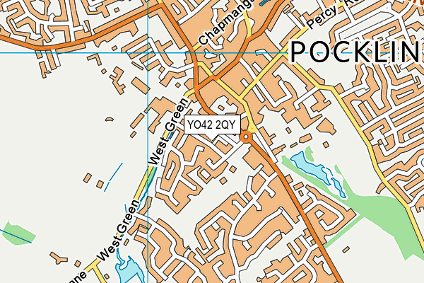 YO42 2QY map - OS VectorMap District (Ordnance Survey)