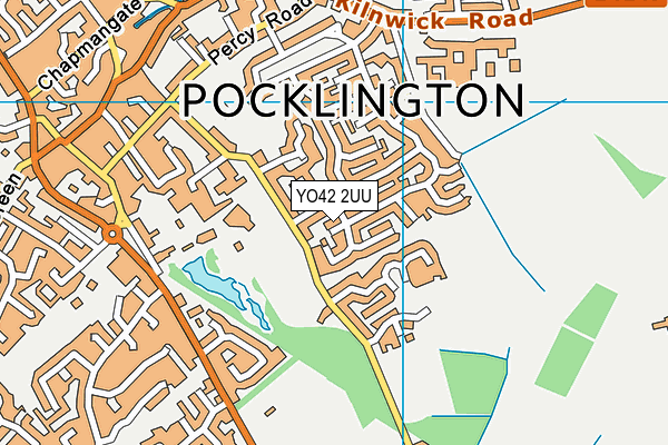 YO42 2UU map - OS VectorMap District (Ordnance Survey)