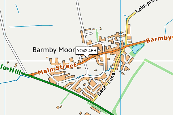 YO42 4EH map - OS VectorMap District (Ordnance Survey)