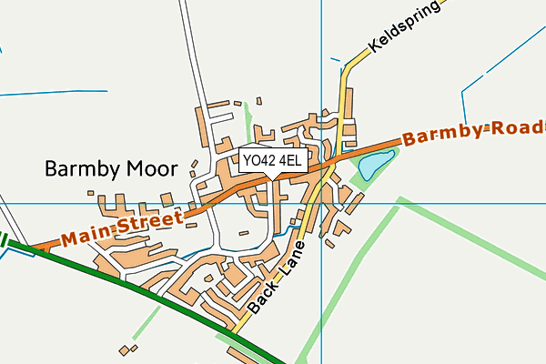 YO42 4EL map - OS VectorMap District (Ordnance Survey)