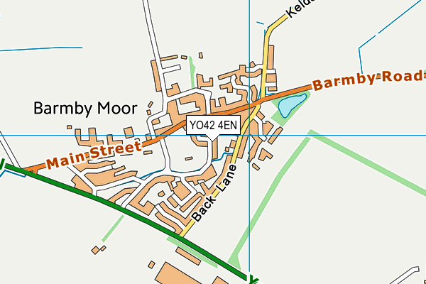 YO42 4EN map - OS VectorMap District (Ordnance Survey)