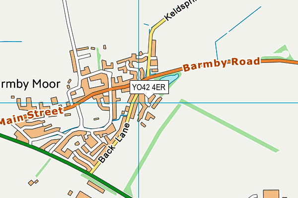 YO42 4ER map - OS VectorMap District (Ordnance Survey)