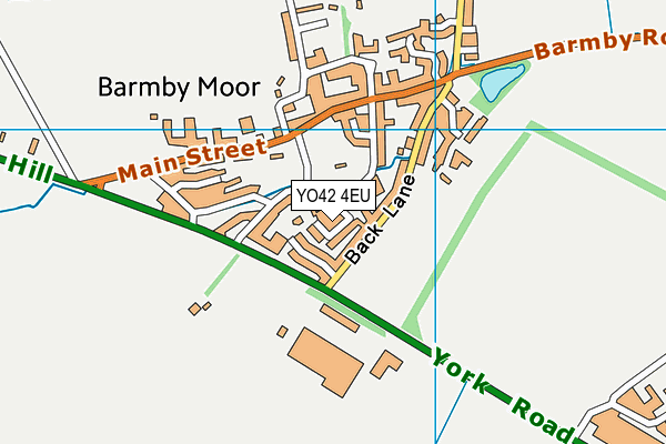 YO42 4EU map - OS VectorMap District (Ordnance Survey)