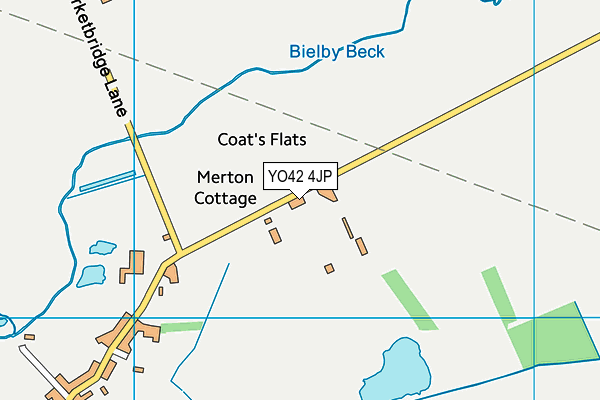 YO42 4JP map - OS VectorMap District (Ordnance Survey)