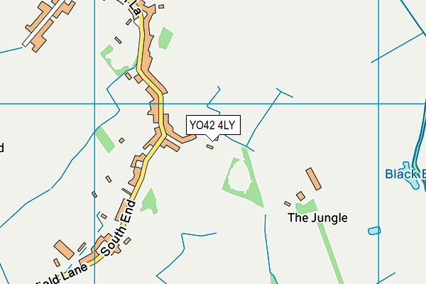 YO42 4LY map - OS VectorMap District (Ordnance Survey)