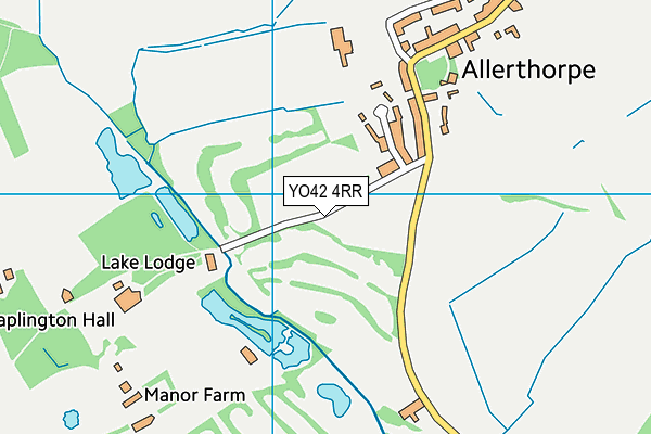 YO42 4RR map - OS VectorMap District (Ordnance Survey)