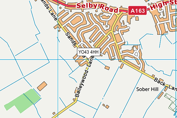 YO43 4HH map - OS VectorMap District (Ordnance Survey)