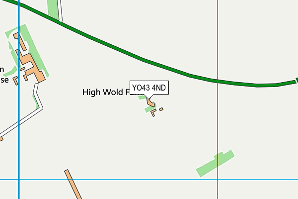 YO43 4ND map - OS VectorMap District (Ordnance Survey)