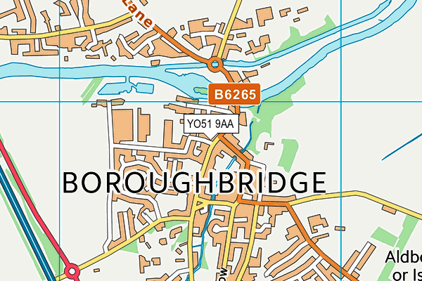 Map of URBAN HAIR (BOROUGHBRIDGE) LIMITED at district scale