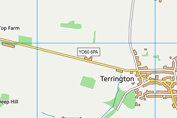 YO60 6PA map - OS VectorMap District (Ordnance Survey)