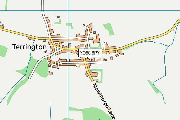 YO60 6PY map - OS VectorMap District (Ordnance Survey)