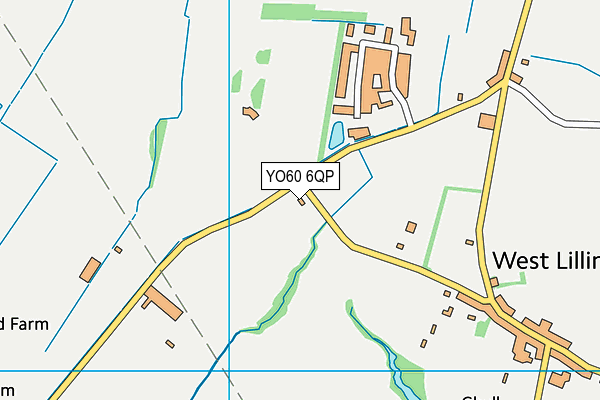 YO60 6QP map - OS VectorMap District (Ordnance Survey)