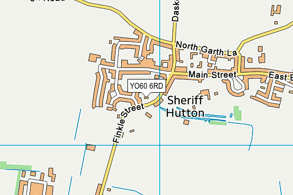 YO60 6RD map - OS VectorMap District (Ordnance Survey)