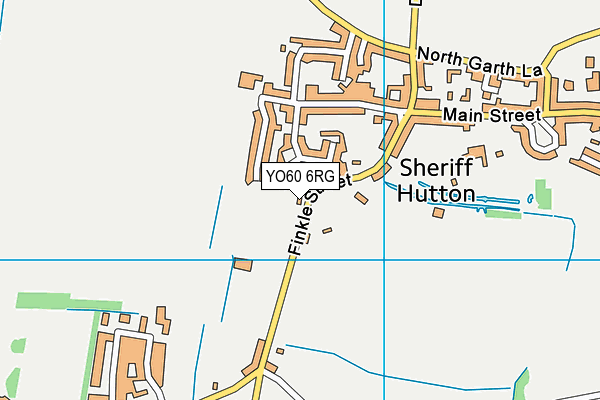 YO60 6RG map - OS VectorMap District (Ordnance Survey)