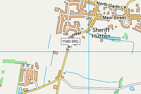 YO60 6RQ map - OS VectorMap District (Ordnance Survey)