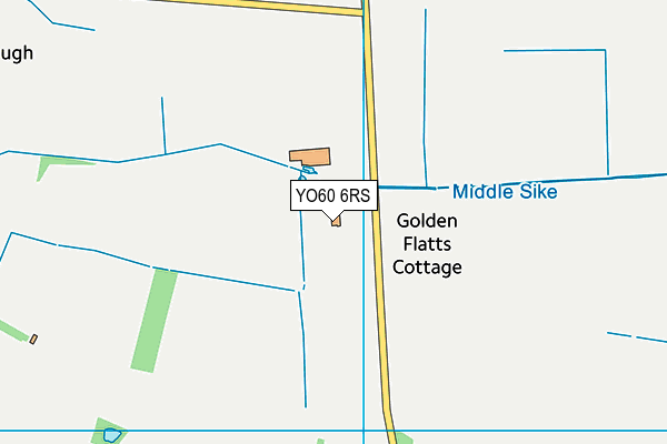 YO60 6RS map - OS VectorMap District (Ordnance Survey)