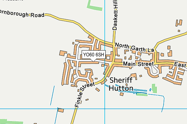 YO60 6SH map - OS VectorMap District (Ordnance Survey)