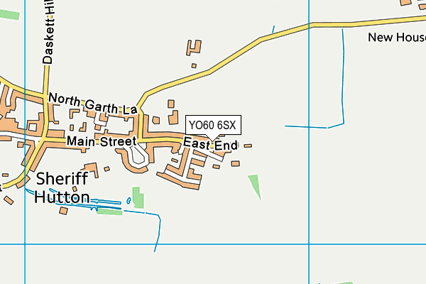 YO60 6SX map - OS VectorMap District (Ordnance Survey)