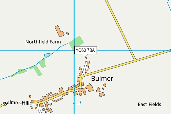 YO60 7BA map - OS VectorMap District (Ordnance Survey)