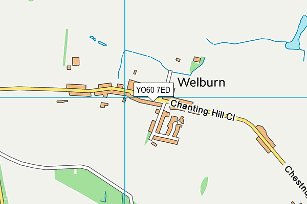 YO60 7ED map - OS VectorMap District (Ordnance Survey)