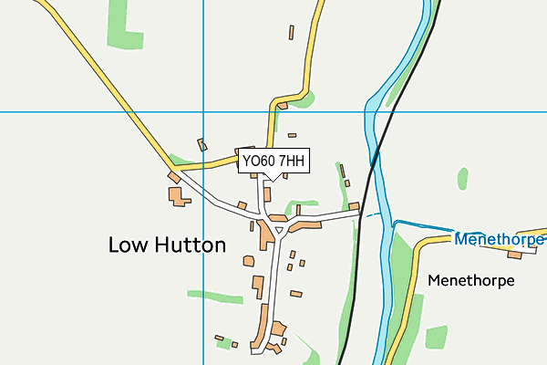 YO60 7HH map - OS VectorMap District (Ordnance Survey)