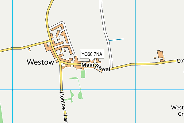 YO60 7NA map - OS VectorMap District (Ordnance Survey)