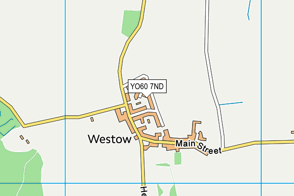 YO60 7ND map - OS VectorMap District (Ordnance Survey)