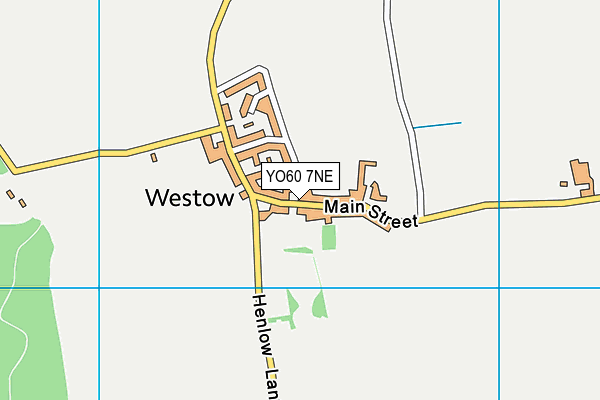 YO60 7NE map - OS VectorMap District (Ordnance Survey)